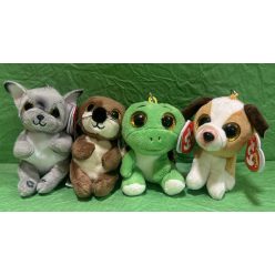   Kulcstartó (Francia buldog, Vidra, Teknős, Barna-fehér kutya)