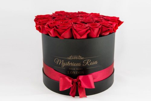 RÓZSABOX 40 szálas henger dobozban