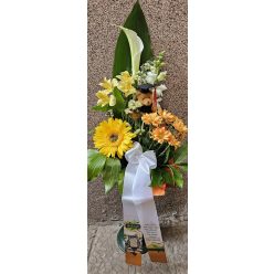 Ballagási csokor macival 3.