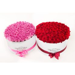 RÓZSABOX  80 szálas henger dobozban