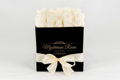 RÓZSABOX 25 szálas kocka dobozban