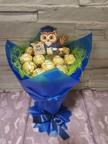 Deszert csokor Ferrero Rocherból ( MINIMUM 2 NAPOS ELŐRENDELÉSSEL KÉRHETŐ)