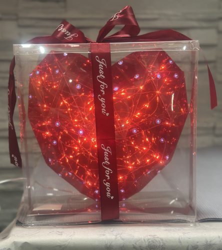 Akril Led-es szív