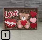 Nagy kézműves mézeskalács szett