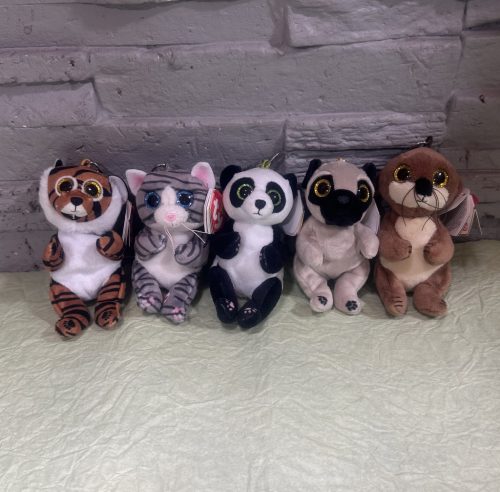Kulcstartó (Tigris, Cica, Panda, Mopsz, Vidra)