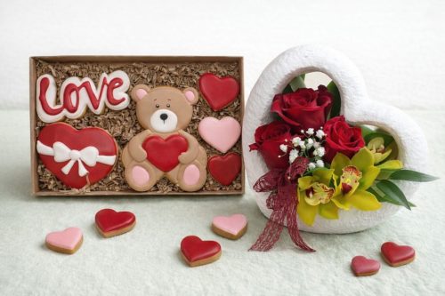 Szívembe zártalak Nagy kézműves mézeskalács szettel