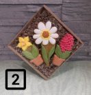 Kicsi virágos kézműves mézeskalács szett