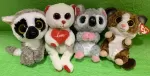 Plüss állat (Lemúr, Fehér maci szívvel, Koala, Maki)-1215